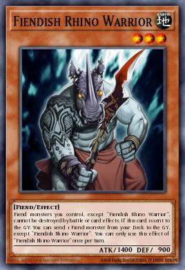Guerrero Rinoceronte Demoníaco OP02-005