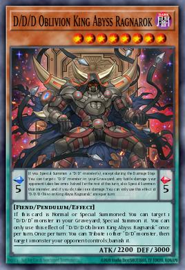 D/D/D Abismo Ragnarok, Rey del Olvido OP04-010