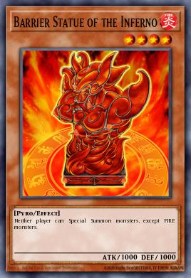 Estatua-Barrera del Infierno OP04-018