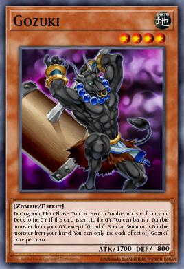 Gozuki OP06-017, carta de Yu-Gi-Oh! de OTS Tournament Pack 6