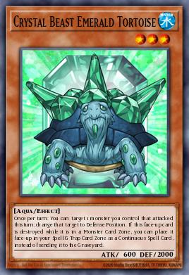Bestia de Cristal Tortuga Esmeralda OP07-033