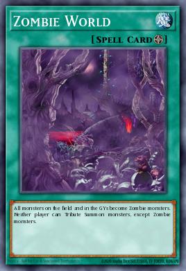 Mundo Zombi OP07-019, carta de Yu-Gi-Oh! de OTS Tournament Pack 7