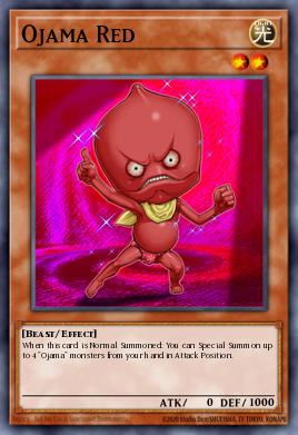 Ojama Rojo OP08-015, carta de Yu-Gi-Oh! de OTS Tournament Pack 8
