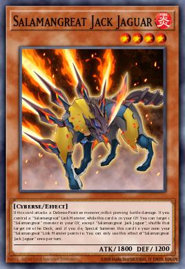 Salamangrande Jaque Jaguar OP12-006, carta de Yu-Gi-Oh! de OTS Tournament Pack 12