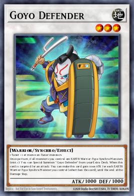 Defensor Goyo OP13-019, carta de Yu-Gi-Oh! de OTS Tournament Pack 13 (POR)