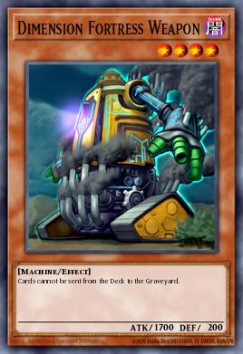 Arma de la Fortaleza Dimensional OP13-015, carta de Yu-Gi-Oh! de OTS Tournament Pack 13