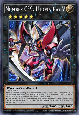 Número C39: Rayo Utopía V OP17-020, carta de Yu-Gi-Oh! de OTS Tournament Pack 17