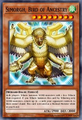 Simorgh, Ave de Abolengo OP18-027, carta de Yu-Gi-Oh! de OTS Tournament Pack 18 (POR)