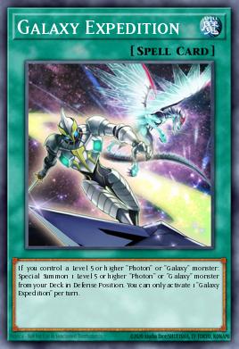 Expedición de la Galaxia OP21-020, carta de Yu-Gi-Oh! de OTS Tournament Pack 21