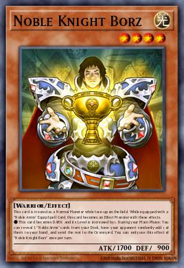 Noble Caballero Borz OP22-016, carta de Yu-Gi-Oh! de OTS Tournament Pack 22