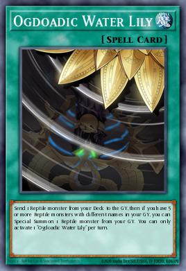 Nenúfar Ogdoádico OP23-026, carta de Yu-Gi-Oh! de OTS Tournament Pack 23