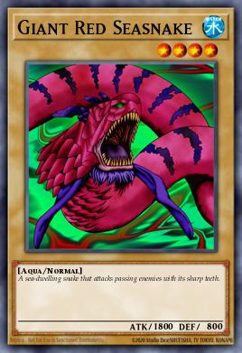 Serpiente Marina Roja Gigante TP2-003
