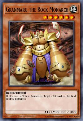 Granmarg el Monarca de Roca TP8-007, carta de Yu-Gi-Oh! de Tournament Pack 8