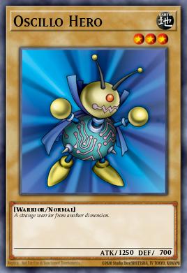 Héroe Oscillo TU04-013, carta de Yu-Gi-Oh! de Turbo Pack: Booster Four