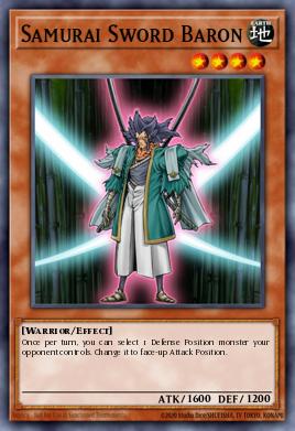 Samurai Barón de la Espada