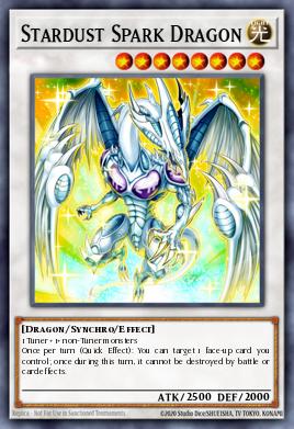 Dragón de Chispas de Polvo de Estrellas YF05-001
