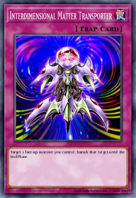 Transportador de Materia Interdimensional SD1-026, carta de Yu-Gi-Oh! de Structure Deck: Dragon's Roar