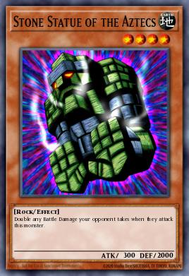 Estatua de piedra de los Aztecas SD7-007, carta de Yu-Gi-Oh! de Structure Deck: Invincible Fortress