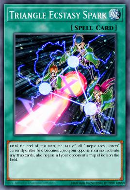 Chispa de Éxtasis Triangular SD8-025, carta de Yu-Gi-Oh! de Structure Deck: Lord of the Storm