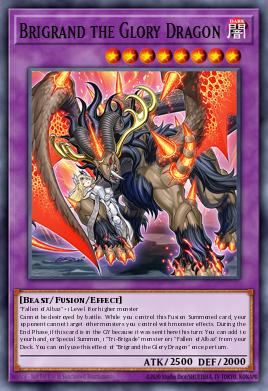 Brigrand el Dragón Glorioso SDAZ-044, carta de Yu-Gi-Oh! de Structure Deck: Albaz Strike