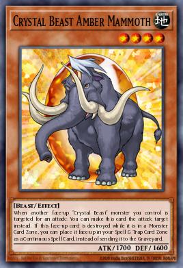 Bestia de Cristal Mamut Ámbar SDCB-005
