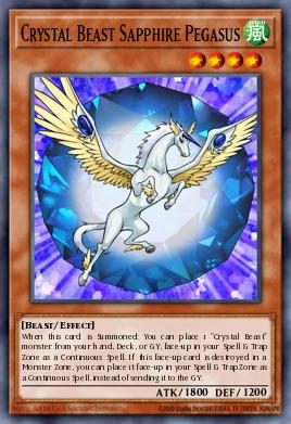 Bestia de Cristal Pegaso Zafiro SDCB-007