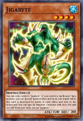 Jigabyte SDCH-008, carta de Yu-Gi-Oh! de Structure Deck: Spirit Charmers