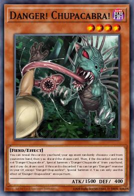 ¡Peligro! ¡Chupacabras! SDCK-023, carta de Yu-Gi-Oh! de Structure Deck: The Crimson King