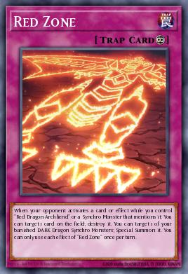Zona Roja SDCK-033, carta de Yu-Gi-Oh! de Structure Deck: The Crimson King