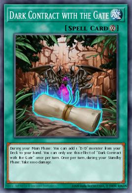 Contrato Oscuro con la Puerta SDPD-024, carta de Yu-Gi-Oh! de Pendulum Domination Structure Deck