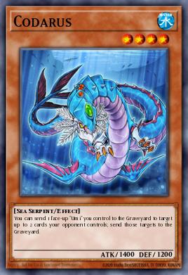 Codarus SDRE-012, carta de Yu-Gi-Oh! de Realm of the Sea Emperor Structure Deck