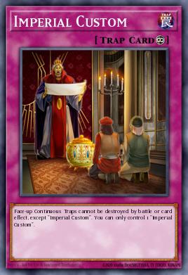 Costumbre Imperial SDSA-038, carta de Yu-Gi-Oh! de Structure Deck: Sacred Beasts
