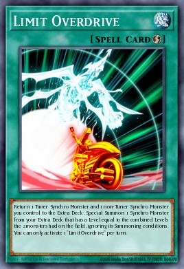 Poder Límite SDSE-025, carta de Yu-Gi-Oh! de Synchron Extreme Structure Deck