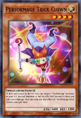 Artilusionista Payaso de Trucos SDSH-016, carta de Yu-Gi-Oh! de Structure Deck: Shaddoll Showdown