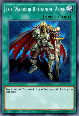 El Guerrero Volviendo Con Vida SDWA-026, carta de Yu-Gi-Oh! de Samurai Warlords Structure Deck
