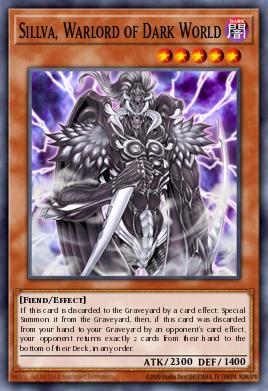 Siilva, Dios de la Guerra del Mundo Oscuro SR13-008, carta de Yu-Gi-Oh! de Structure Deck: Dark World