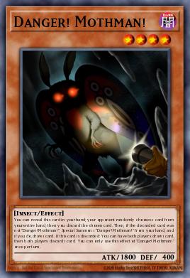 ¡Peligro! ¡Hombre Polilla! SR13-020, carta de Yu-Gi-Oh! de Structure Deck: Dark World