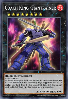 Rey de Instructores Gigantrenador SR14-041, carta de Yu-Gi-Oh! de Structure Deck: Fire Kings