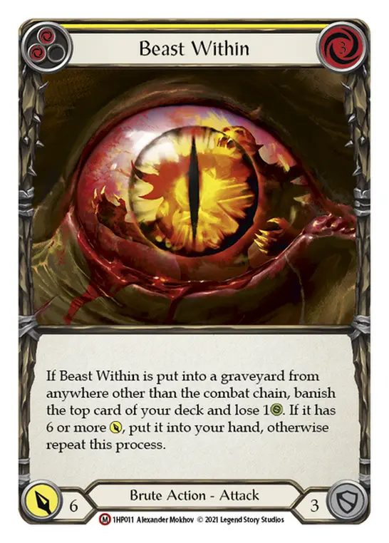 Beast Within (Yellow)