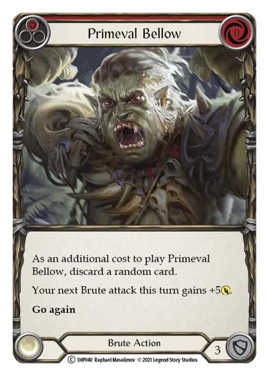 Primeval Bellow (Red)