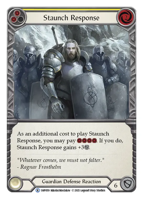 Staunch Response (Yellow) 1HP059