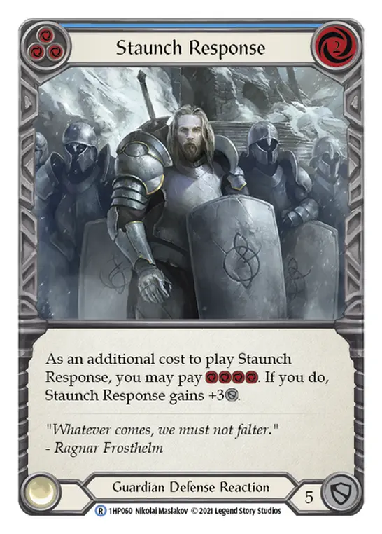 Staunch Response (Blue) 1HP060