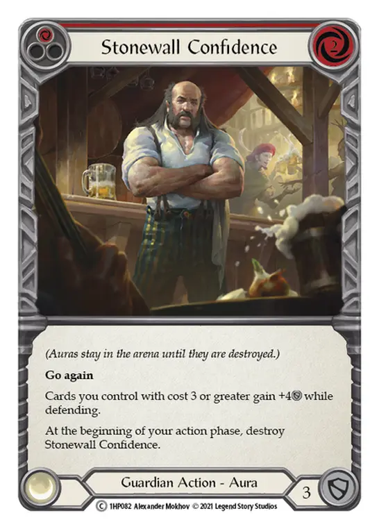 Stonewall Confidence (Red) 1HP082