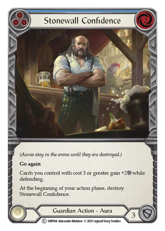 Stonewall Confidence (Blue) 1HP084