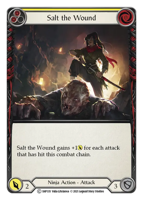 Salt the Wound (Yellow)