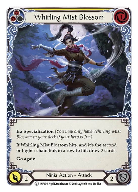 Whirling Mist Blossom (Yellow)