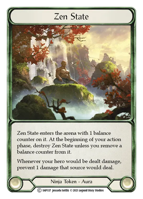 Zen State 1HP137, carta de Flesh and Blood de History Pack 1