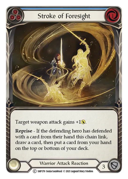 Stroke of Foresight (Blue) 1HP170