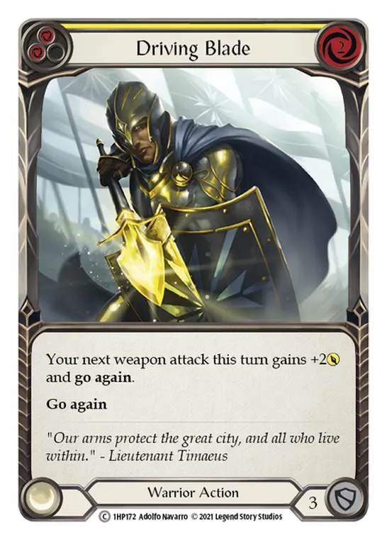 Driving Blade (Yellow) 1HP172