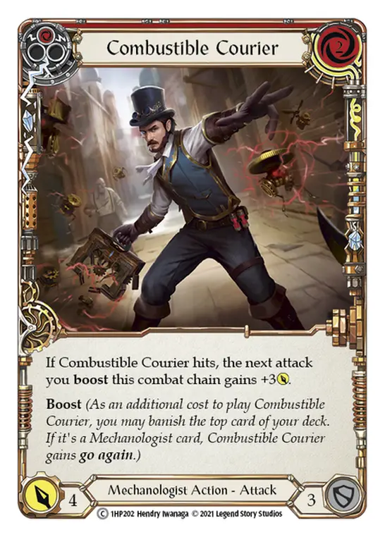 Combustible Courier (Red)